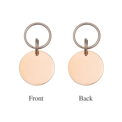 Round Hello I am .. Pet ID Dog Tag