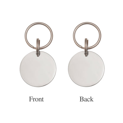 Round Hello I am .. Pet ID Dog Tag